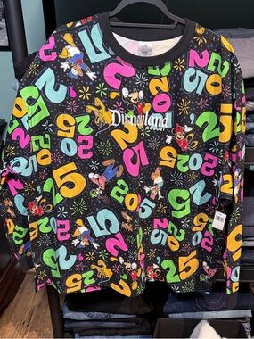 New Disneyland Mickey & Friends 2025 Long Sleeve Shirt